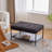 Upholstered Storage Bench With Removable Shelf-371680546