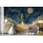 Papier peint Starry Night Rocket Desert-1804306888-1804306892