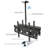 Mount-It Dual TV Ceiling Mount Rotating & Tilting Double TV Ceiling Mount | For 32 - 75 in. Screens