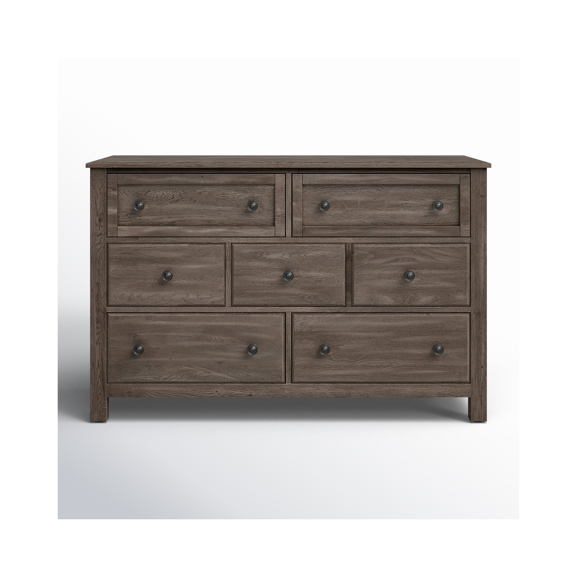 Lewin 7-Drawer Dresser, Driftwood Gray