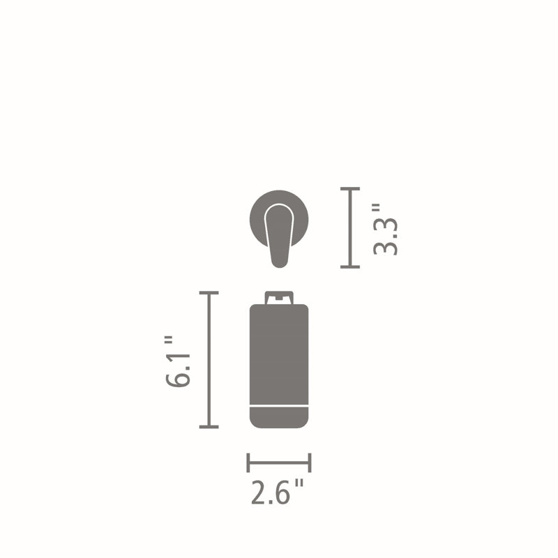 Distributeur de savon de style évier Brabantia, Minéral blanc frais