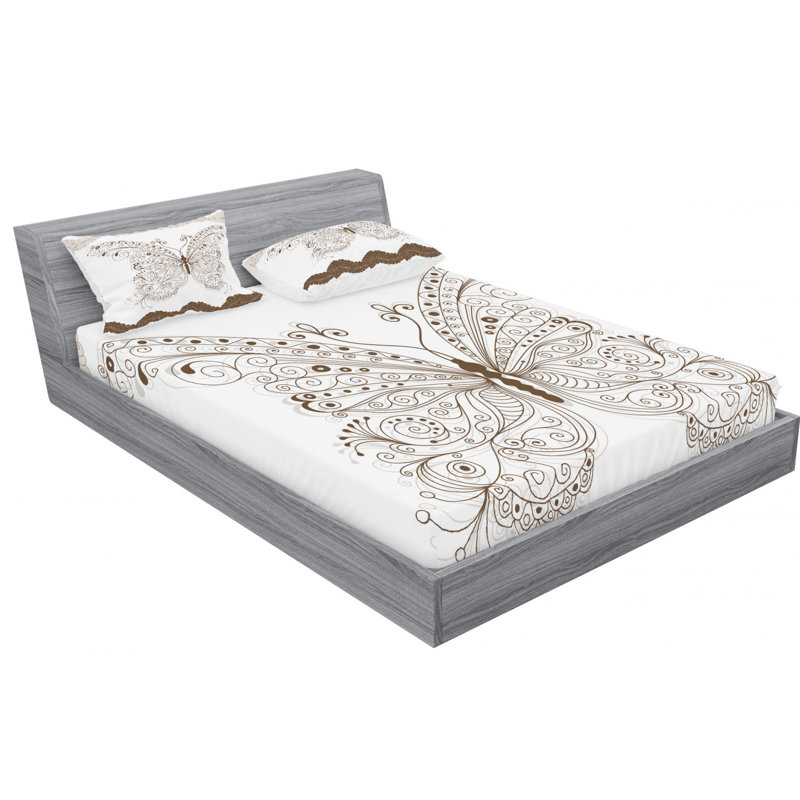Microfiber Sheet Set, Full Sheet Set with Fitted Sheet