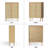 Alki 44" H Tall Accent Cabinet  with 3 Adjustable Shelves