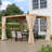 Aluminum Louvered Pergola with Adjustable Roof and Curtains-99306375-129159975