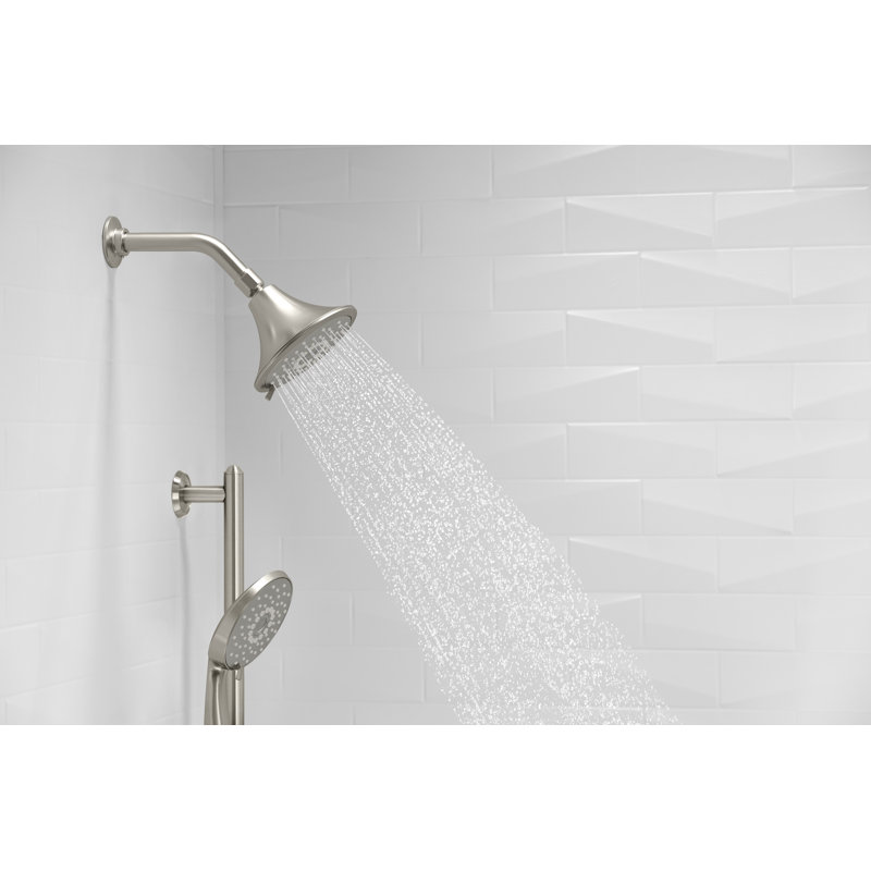 Ensemble de douche Kohler Forté Performance, ensemble de douche multifonction 2,5 GPM et douchette à main, trois réglages de jet
