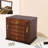 5 Layer Wooden Jewellery Box with Mirror and Combo Lock Vintage Style