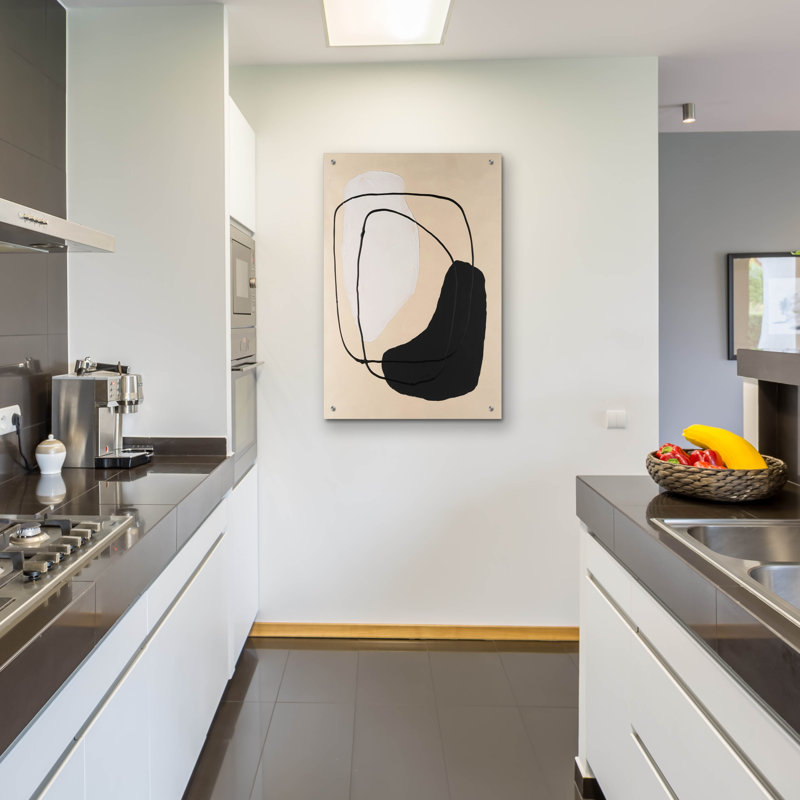 Art mural en verre Wrought Studio ™ «Avant Mod I» par Vanna Lam, H 36 po x l 24 po x P 0,2 po