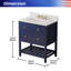 Meuble-lavabo simple l 30 po x P 19 po x H 34 po