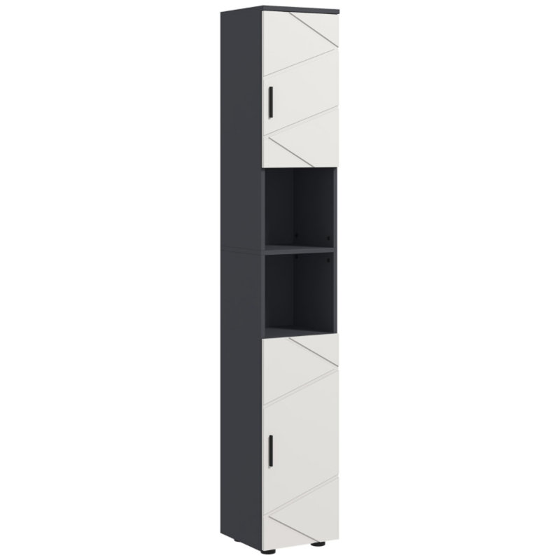 Bathroom Storage Cabinet, Black
