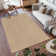 Comhan Lomira Beige Modern Wave Hi-Low Carved Indoor Shag Area Rug, Plush Polyester – Living Room & Bedroom
