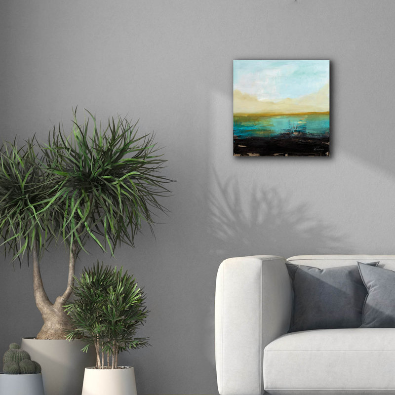 «Iving Bronx» «Landing» par Pamela Munger, art mural sur toile, H 18 po x l 18 po x P 0,75 po