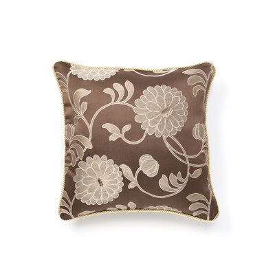 Legacy Damask Decorative Floral/Flower 18" Throw Pillow Cover