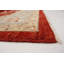 Tapis en laine rouge/ivoire 9 pi 3 po x 12 pi 1 po one-of-kind à la main-noué la 2010 ushak Sareen