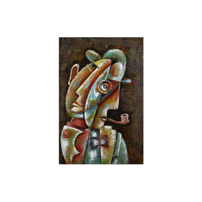 Handmade Modern Entertainment Wall Decor on Metal