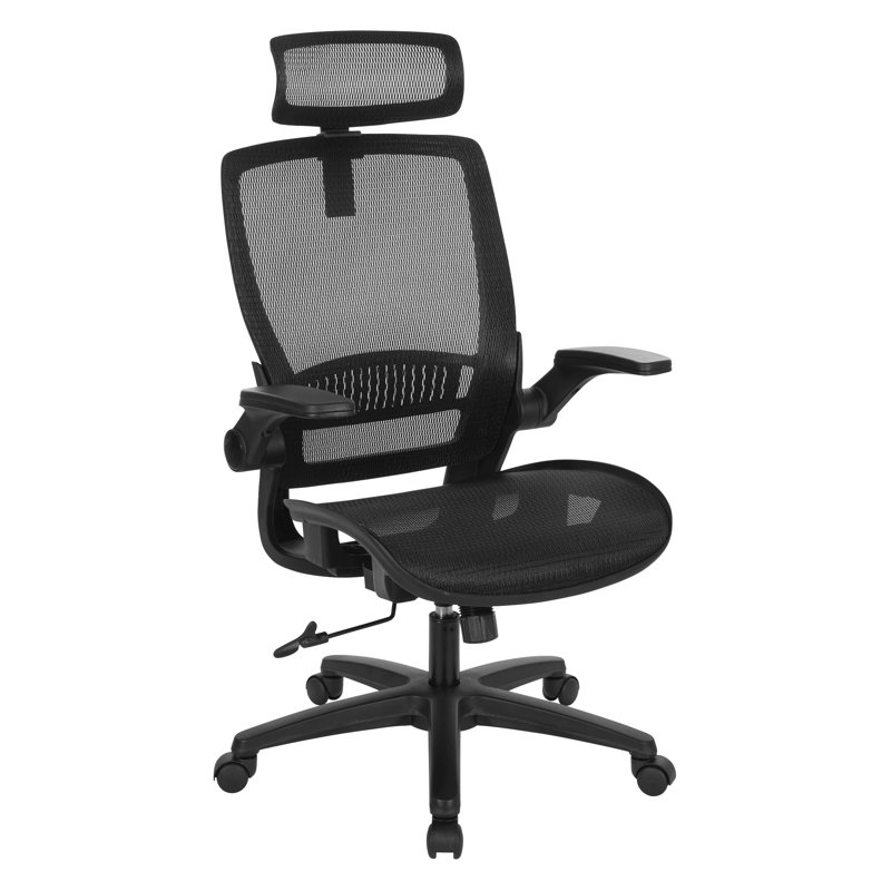 Fauteuil de direction en filet avec appui-tête