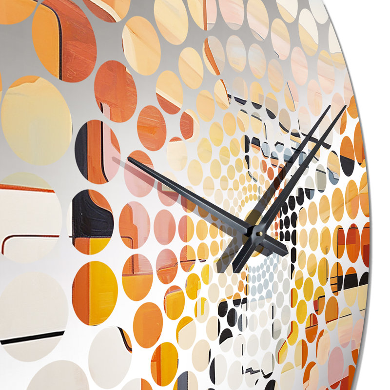 Horloge murale abstraite Canyon Desert Storm I - Canyon, Petit