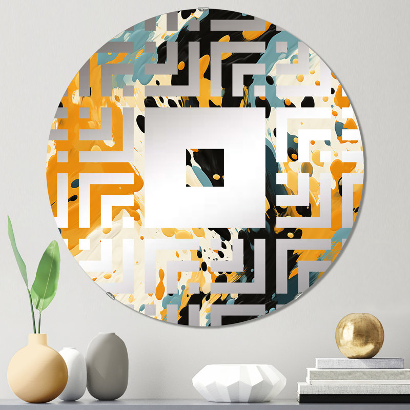 Ethanmichael - Miroir mural carré, 23,6 po x 23,6 po