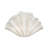 Decorative Scallop Shell Figurine Object for Home Decor - Coastal Modern Sculpture for Office, Table Decorations or Living Room - 22", White
