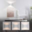 Smayan Plastic LED Flush Mounted Sconce