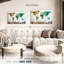 Carte du monde abstrait sur toile, ensemble de 3 pièces-1830264129