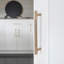Paquet de 11 poignées d'armoire à conception moletée - Poignées de tiroir pour armoires de cuisine, commodes et meubles - Quincaillerie de fixation incluse-115641302-115641301