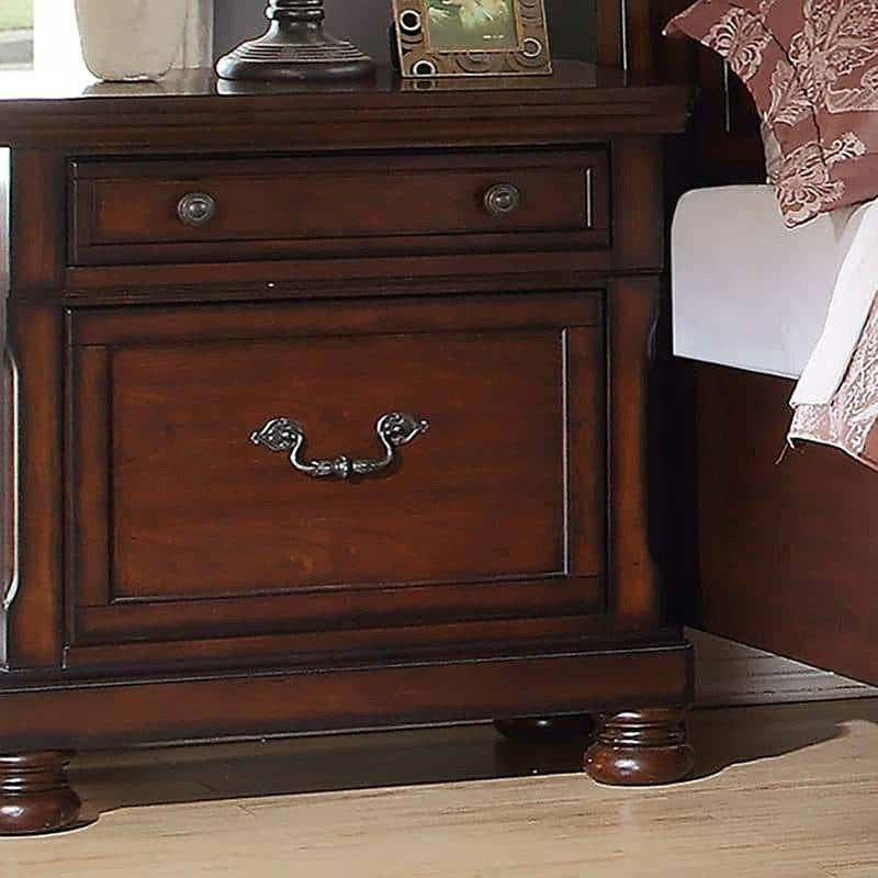 Mobilier de chambre à coucher avec placage en contreplaqué traditionnel
