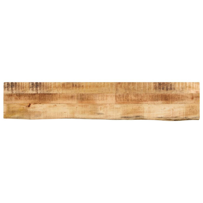 vidaXL Table Top Natural Wood Solid Mango Wood Durable, 1" H x 55.1" W x 11.8" D