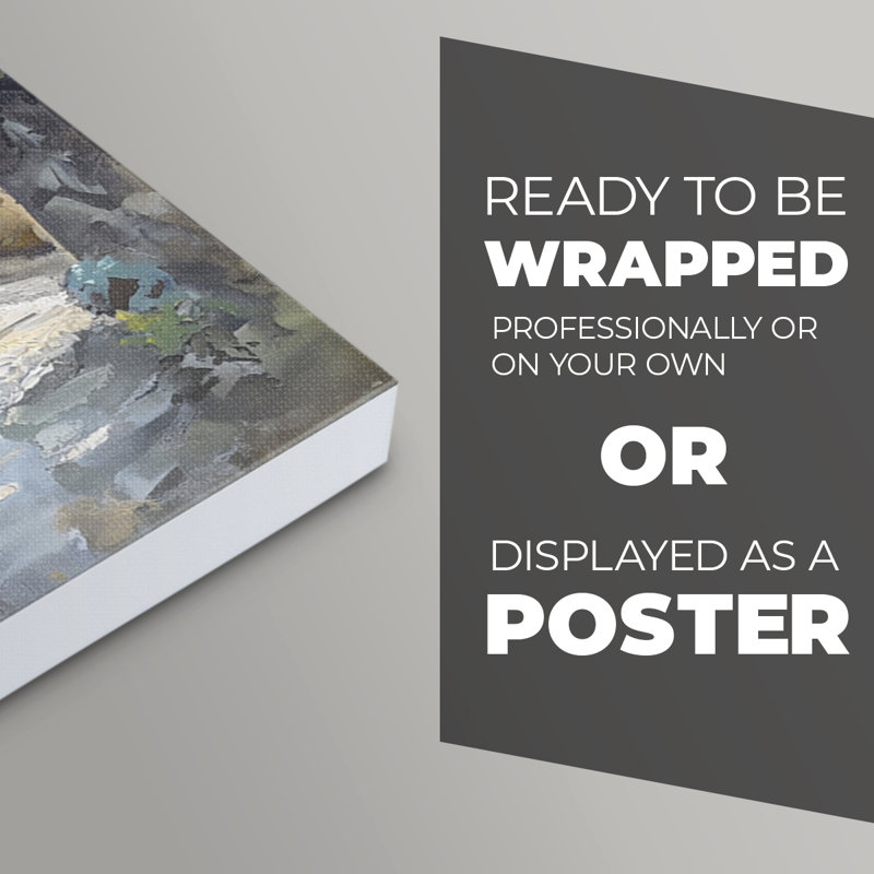 LANDSCAPES Series CCCLXXVI -Canvas Print Only - NOT FRAMED