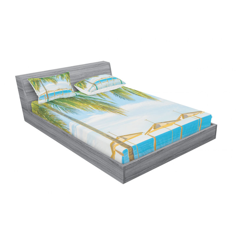 Microfiber Sheet Set, Full Sheet Set with Fitted Sheet