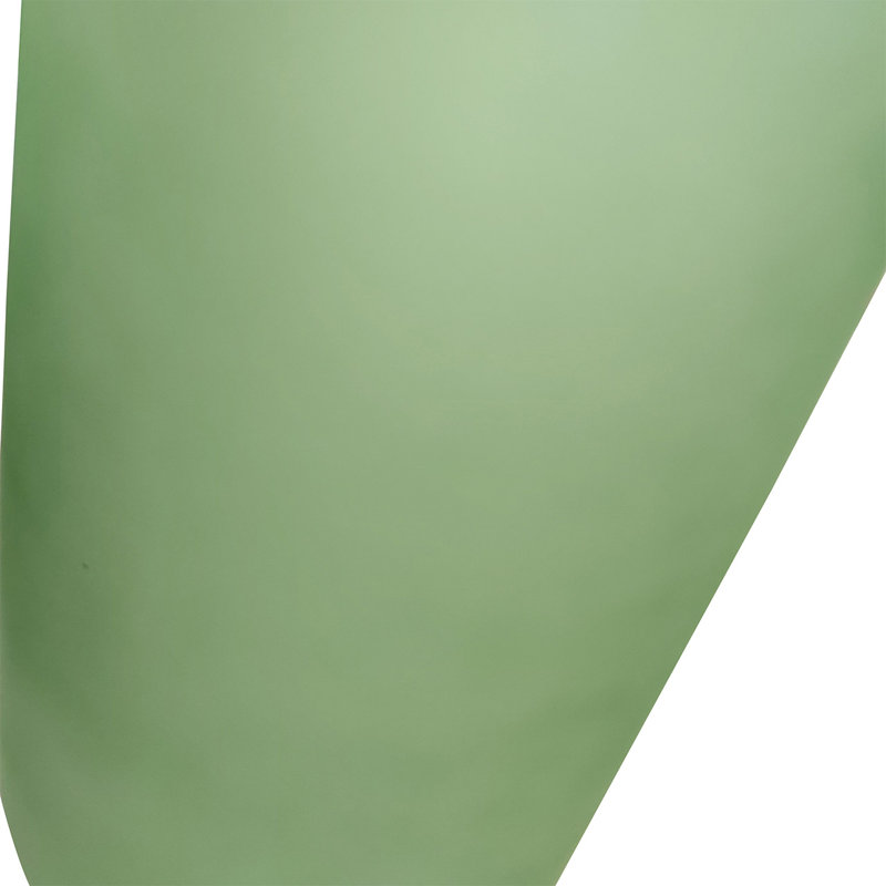 Coerd Glass Floor Vase, 40cm H  x 16.6cm W  x 16.6cm D, Green