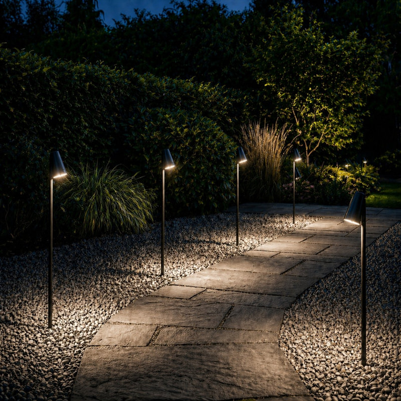 Matte Black Aluminium Pathway Light