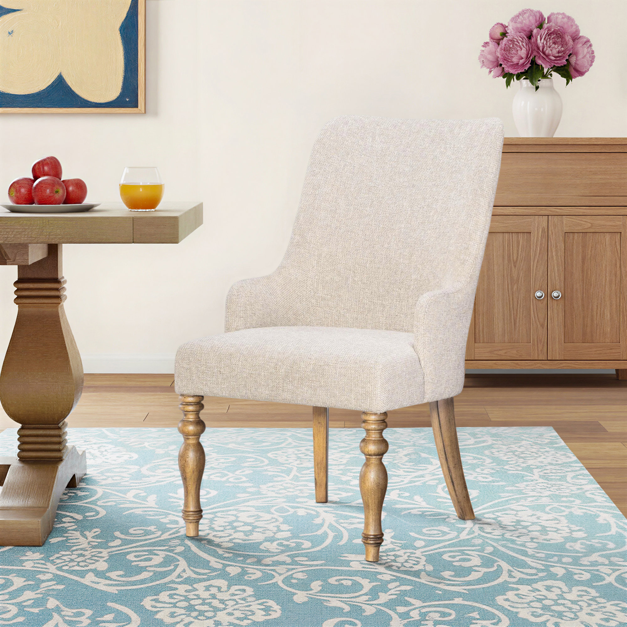 Country Living Upholstered Arm Chair