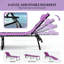2 chaises longues pliantes pour piscine