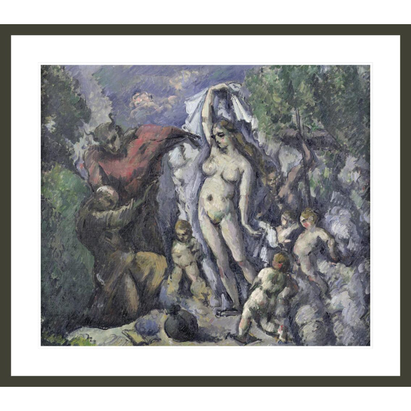 «The Temptation of St. Anthony» par Paul Cézanne, impression giclée encadrée, H 33,5 po x l 37,98 po