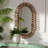 Aadith Seagrass Oval Beveled Wall Mirror