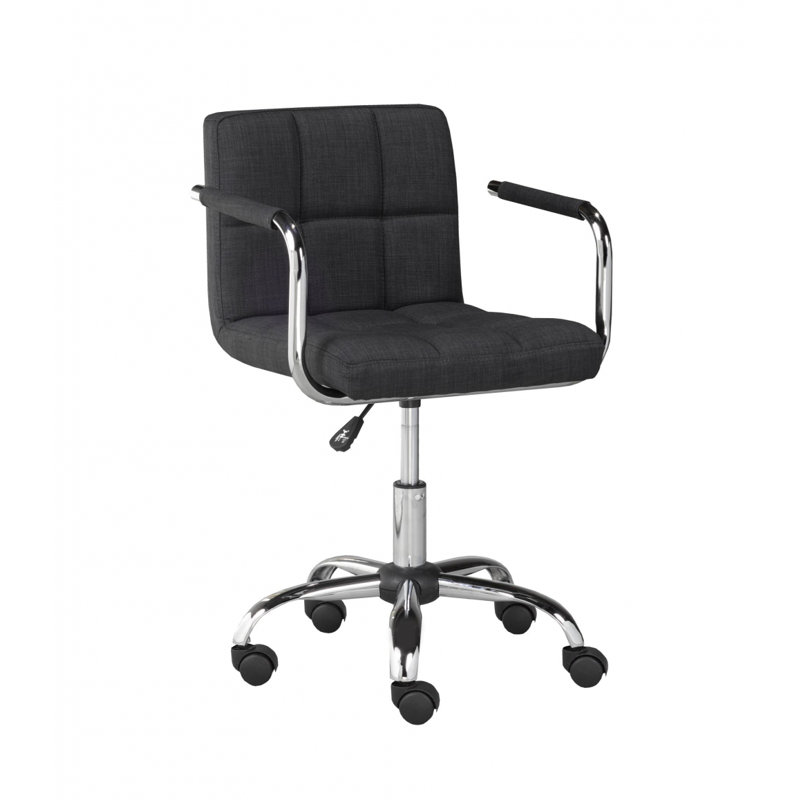 Bulwell Task Chair, Gray Mesh