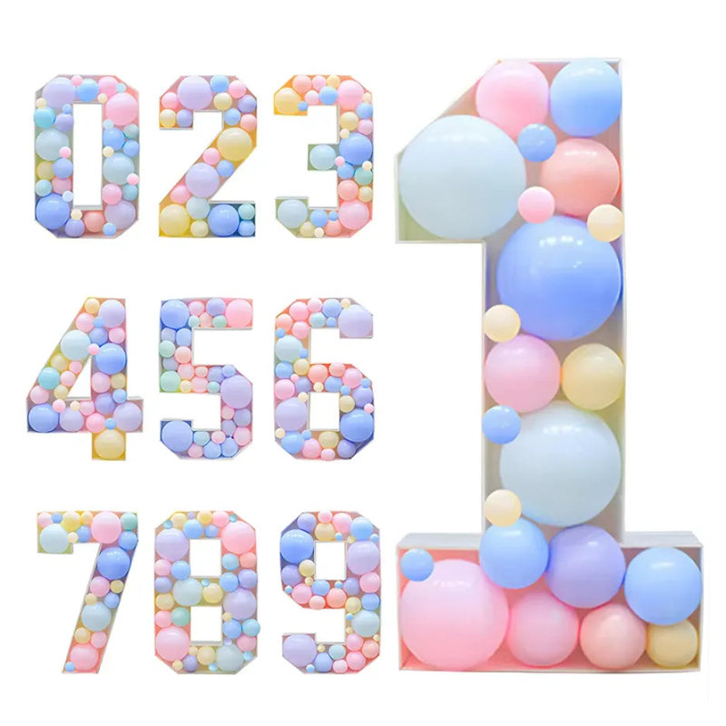  «Birthday Number» ballon remplissant la boîte F07M2-21-8