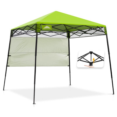 Pop Up Canopies 8 Ft. W x 8 Ft. D Adventure Slant Leg Steel Canopy