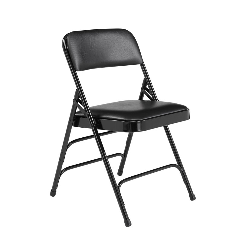 Chaise pliante rembourrée 1300 Series, Noir