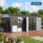 Reinforced Frame Metal Outdoor Storage Storage Unit-128120490