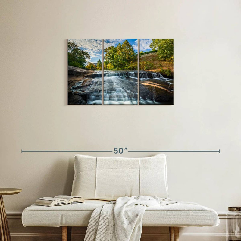 Alvord Greenville Waterfall, 20" H x 33" W