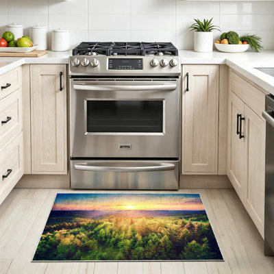 Tapis vert lavable à la machine Green Bird