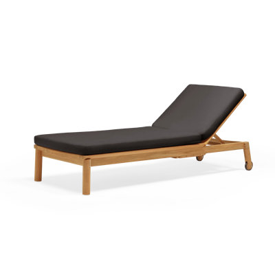 Haven Outdoor Teak Chaise Lounge