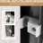 72" Tall 60" Wide Double Sliding Shower Door, 1/4"  6Mm  Clear Tempered Glass, Matte Black Aluminum Frame, Stainless Steel Handles, Width Can Be 56" - 60", Waterproof Function For Room, Scatter Film,-124250115