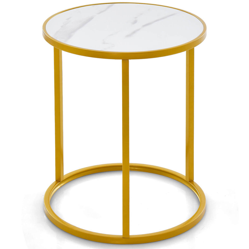 Table de bout Xaviour, H 19,5 po x l 16 po x P 16 po