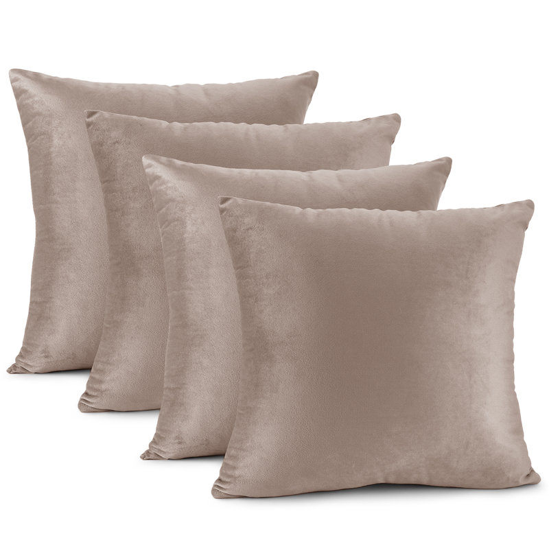 Velvet Reversible Pillow Cover, Orchid Purple, 26"H x 26"W