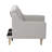 Xiana Split Back Futon Sofa with Curved Arms and Solid Wood Legs-978366463