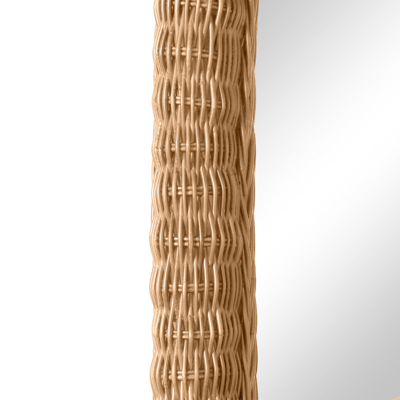 Kingston Arch Rattan Mirror