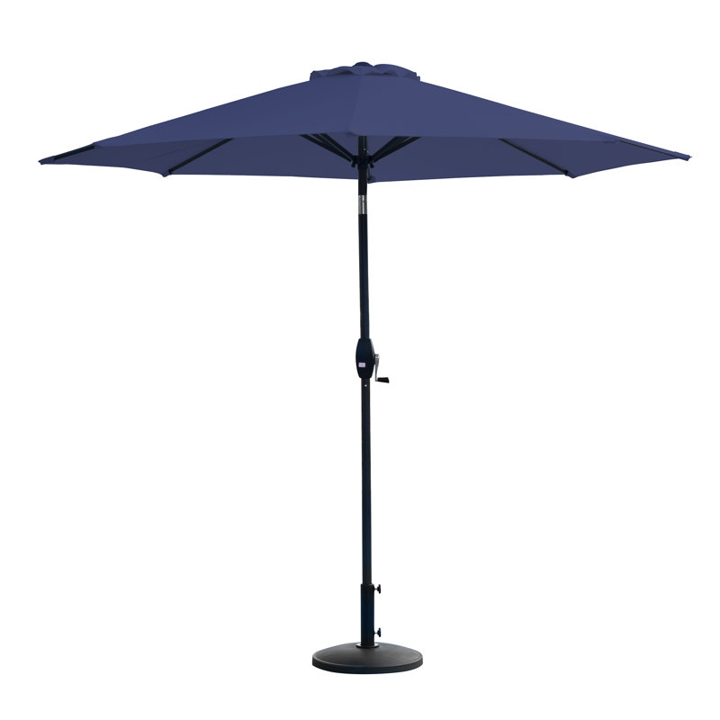 Parasol de marché 9 pi Pierpoint, Bleu marine