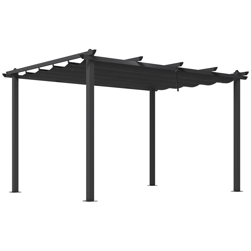 Yairr Pergola with Retractable Roof Aluminium Frame, 32 ft x 24 ft